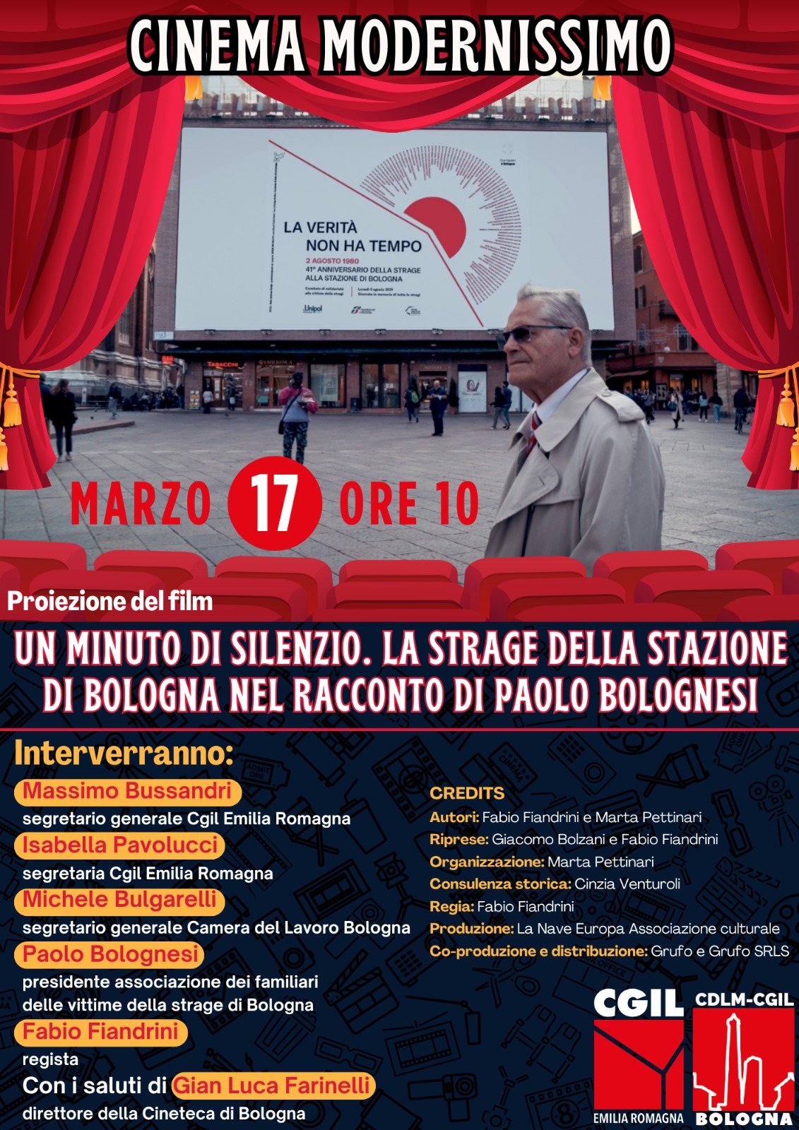 Memoria: luned&igrave; al Modernissimo la prima del film sulla Strage di Bologna
