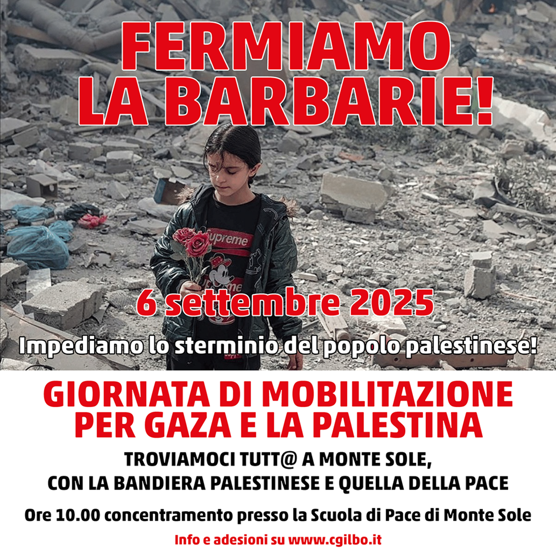 6 settembre GAZA SOCIAL 1080x1080 pixel
