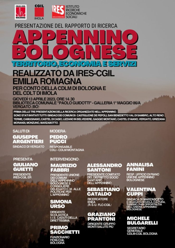 Ires economia appennino