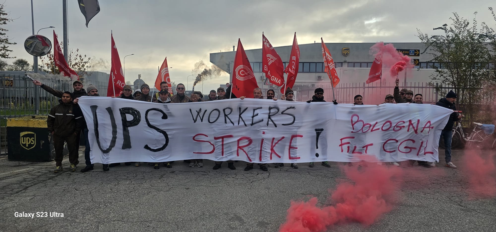 Sciopero nazionale per gli appalti UPS per il rinnovo degli accordi nazionali: protesta anche a Bologna 
