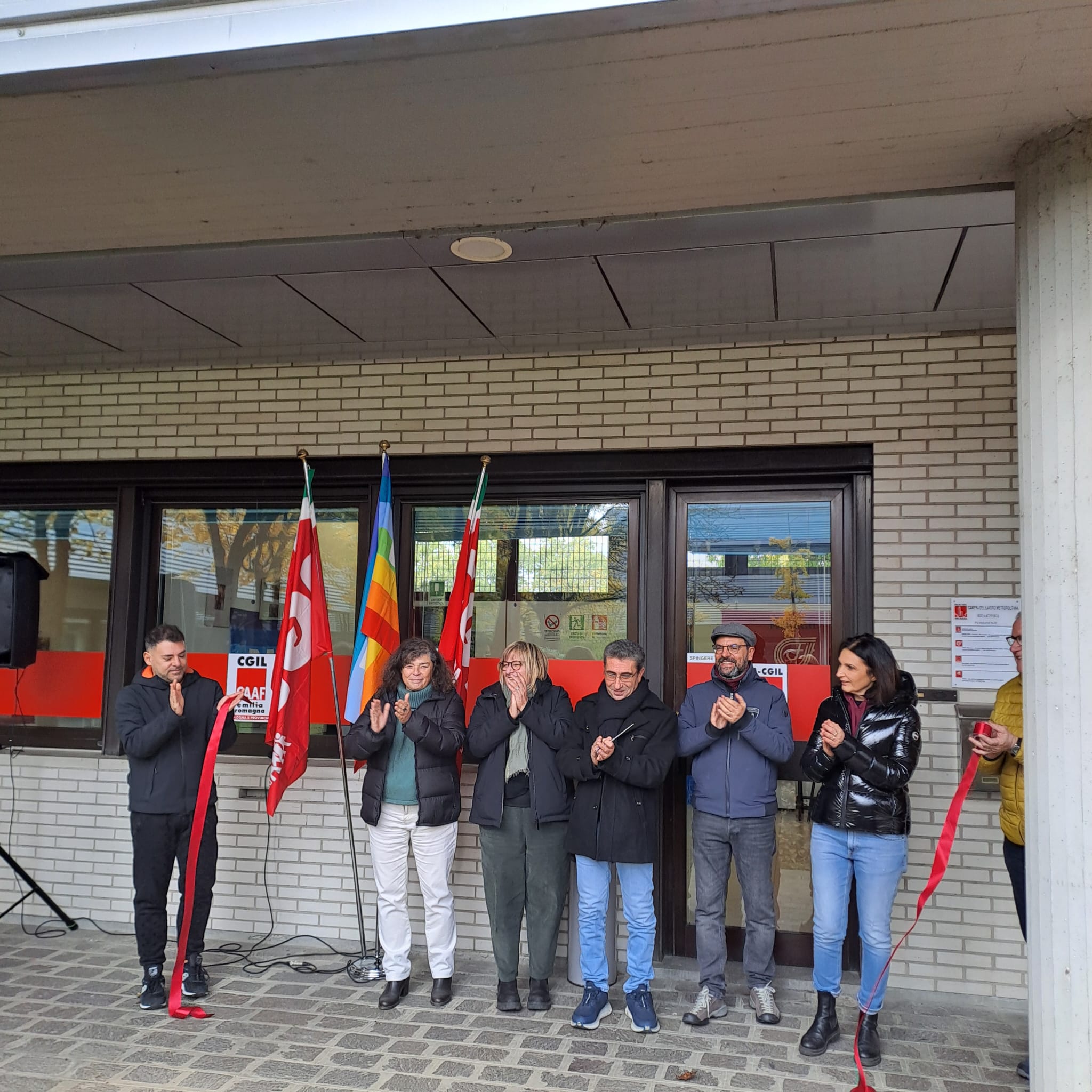 Inaugurata nuova sede della Cgil all'Interporto 