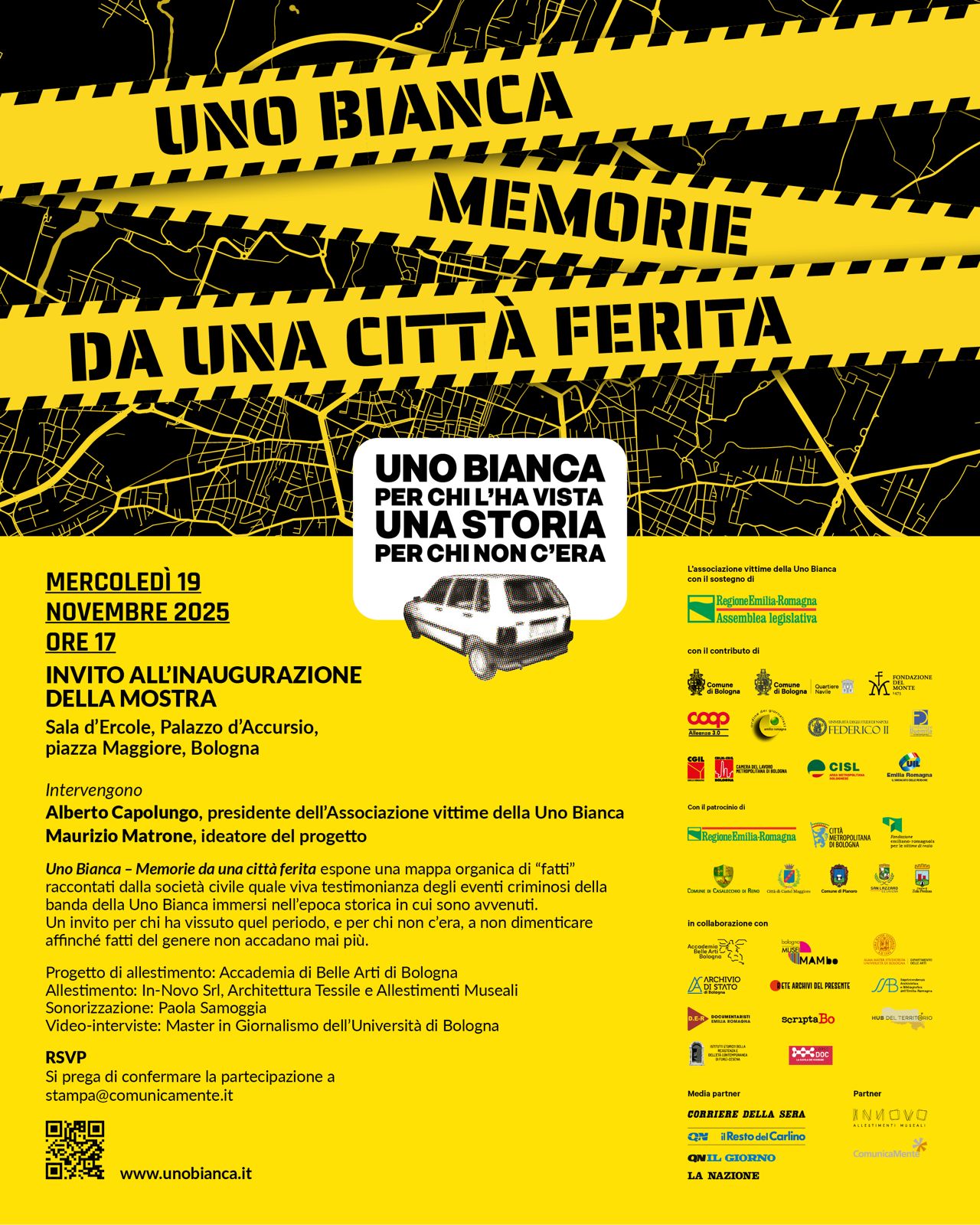 Uno bianca: venerdì 21 visita guidata alla mostra