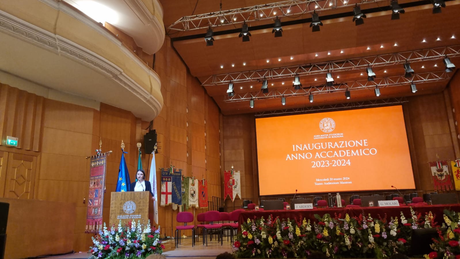Intervento del personale TA all&rsquo;inaugurazione dell&rsquo;Anno Accademico 2023-2024 dell&rsquo;Alma Mater Studiorum &ndash; Universit&agrave; di Bologna